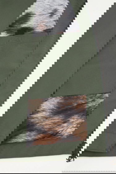 Bunda Carhartt WIP Newkirk Cropped Jacket with Faux Fur Collar Zelené | I035699.3CWXX, 4