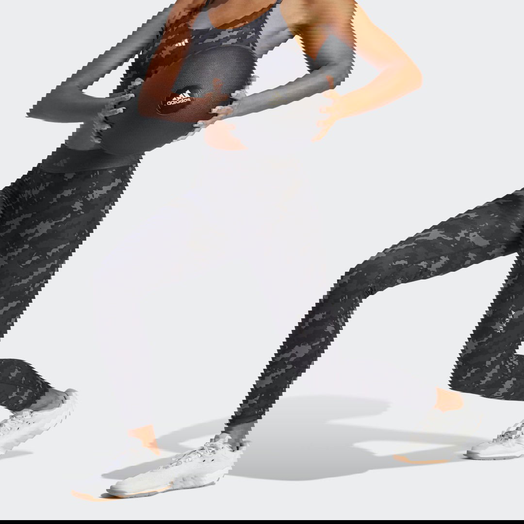 Legíny adidas Originals Leggings Techfit Camo 7/8 Čierna | HS7416, 0