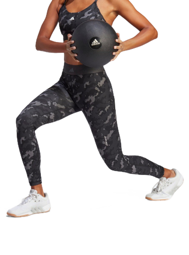 Legíny adidas Originals Leggings Techfit Camo 7/8 Čierna | HS7416
