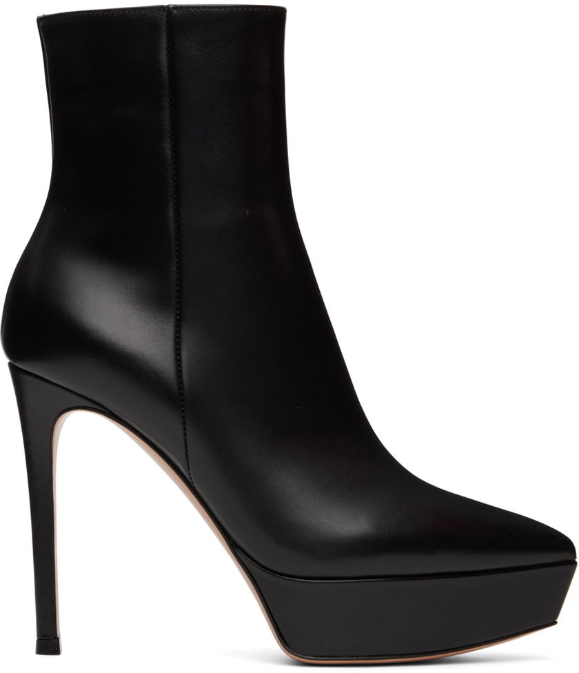 Tenisky a topánky Gianvito Rossi Dasha Platform Ankle Boots Čierna | G73593.85RIC.VIT, 0