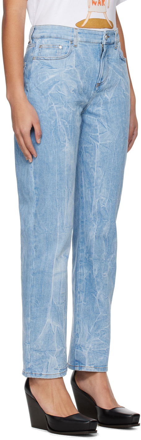 Stella McCartney Crinkle Wash Jeans