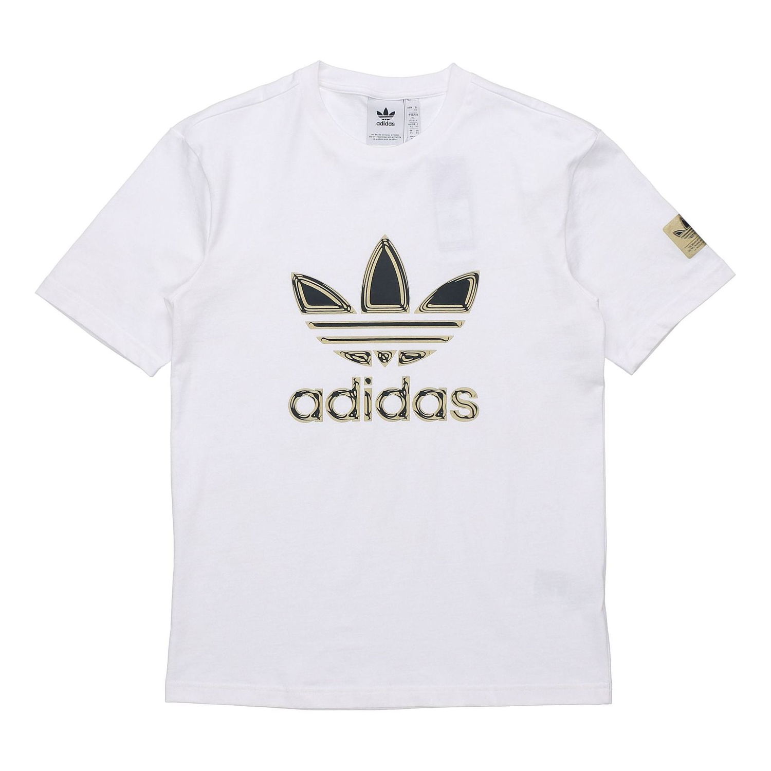 Tričko adidas Originals Originals Logo Print Short Sleeve T-Shirt Biela | GT4371, 0