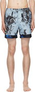 Dries Van Noten Patterned Swim Shorts