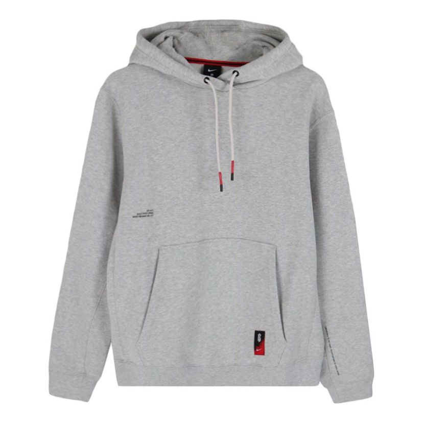Mikina Nike Kyrie Irving Fleece Lined Hoodie Šedá | AJ3526-050