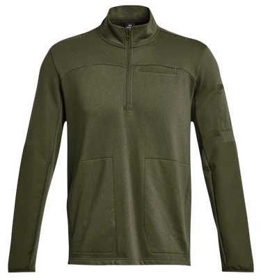 Mikina Under Armour Under Armour Tac Rival Job Fleece 1/4 Zip Zelené | 1379203-390, 2