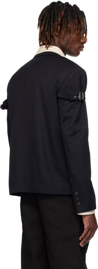 Bunda We11done We11done Belted Blazer Čierna | WD-JK0-25-006-U-NV, 2