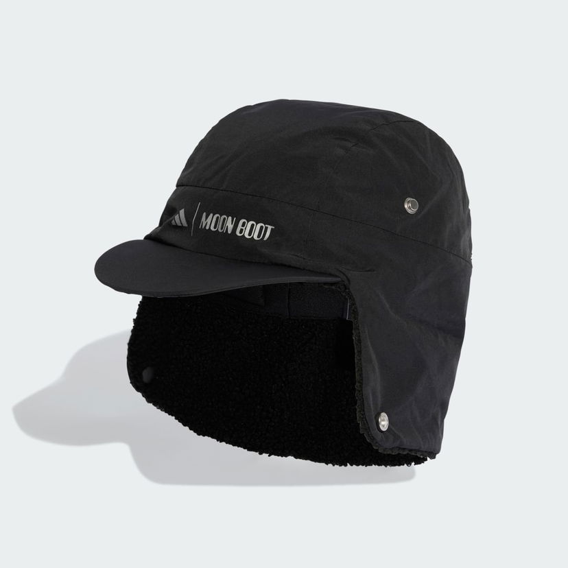 Šiltovka adidas Performance MOON BOOT Fleece-Lined Ear Flap Cap Čierna | JL5070