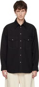 Western Snap-Button Shirt with Contrast Stitching