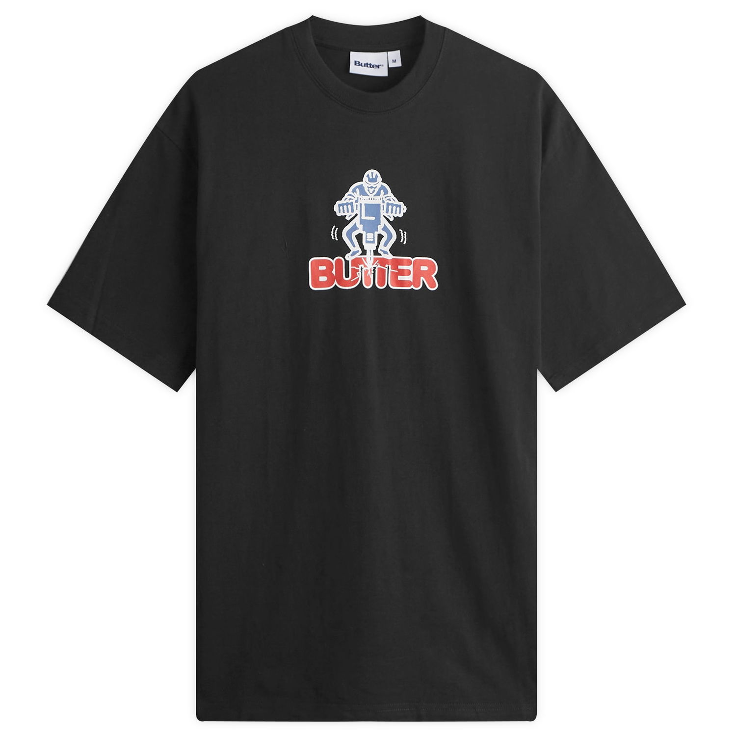 Tričko Butter Goods Jack Hammer T-Shirt Čierna | BGQ224D20503, 0