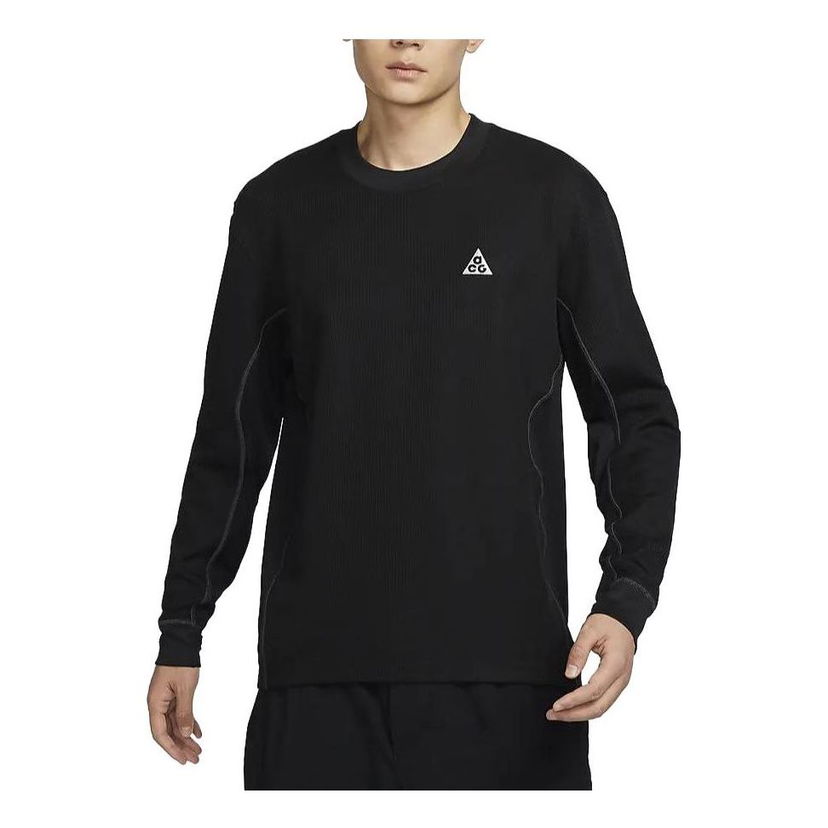 Sveter Nike ACG ACG 'Goat Rocks' Long-Sleeve Winterized Top Čierna | FB8116-010