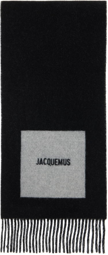 Šál Jacquemus Square Scarf Čierna | 24H246AC687-5202, 0