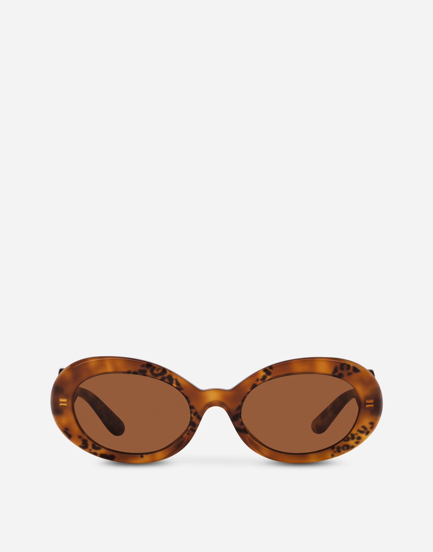 Slnečné okuliare Dolce & Gabbana Dolce & Gabbana DG Crossed Animal Print Acetate Sunglasses Hnedá | VG4006VP0739V000, 0