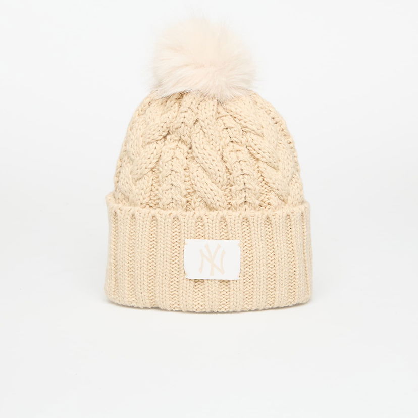 Kulicha New Era New York Yankees MLB Cable Knit Beanie Béžová | 60691288