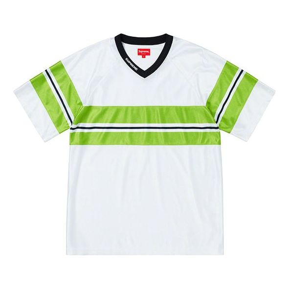 Dres Supreme Supreme Dazzle Chest Stripe Short Sleeve Top Biela | SUP-SS19-10204