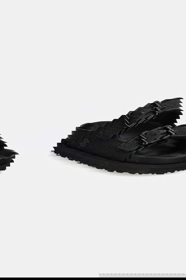 Tenisky a topánky Birkenstock Birkenstock 1774 Arizona Raffia Luxe Slides Čierna | 1028834, 0