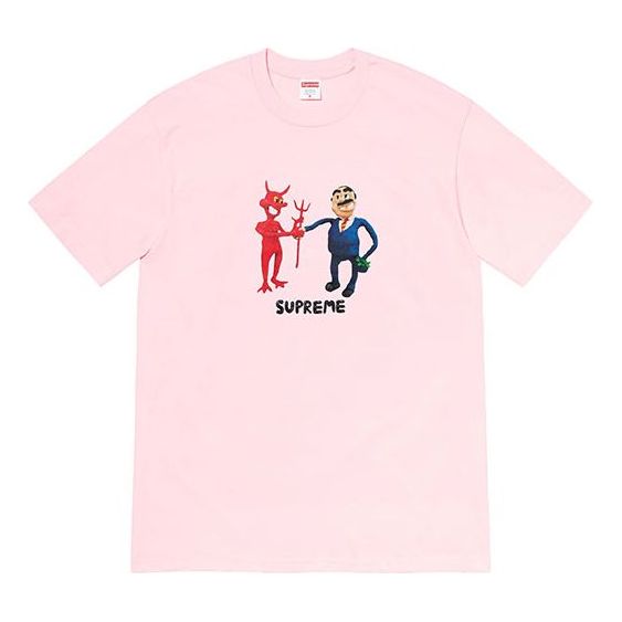 Tričko Supreme Business Graphic T-Shirt Ružová | SUP-SS23-183