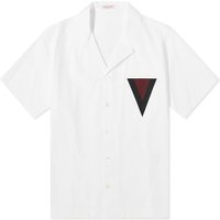 V Logo Vacation Shirt White