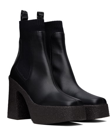 Ponožky Stella McCartney Stella McCartney Skyla Heeled Sock Chelsea Boots Čierna | 810440APADE0, 3