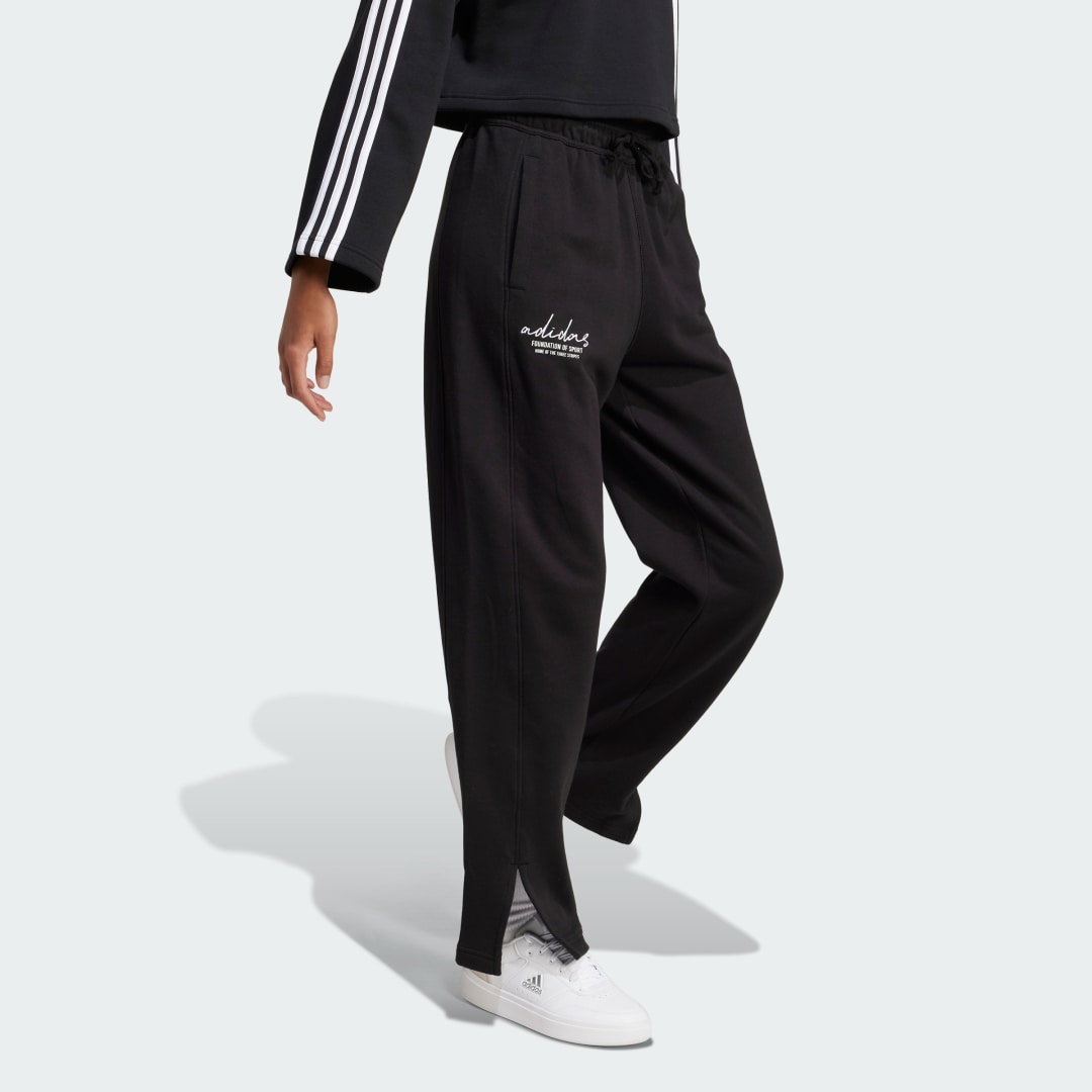Embroidery French Terry Straight Leg Joggers