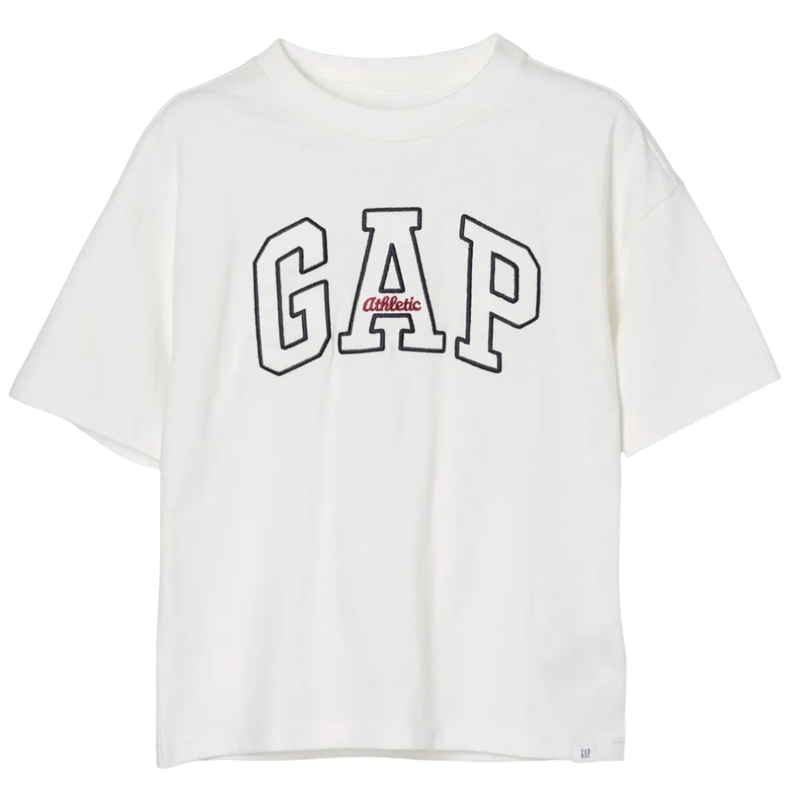 Tričko GAP Athletic Americana T-Shirt Biela | 780680-00, 0