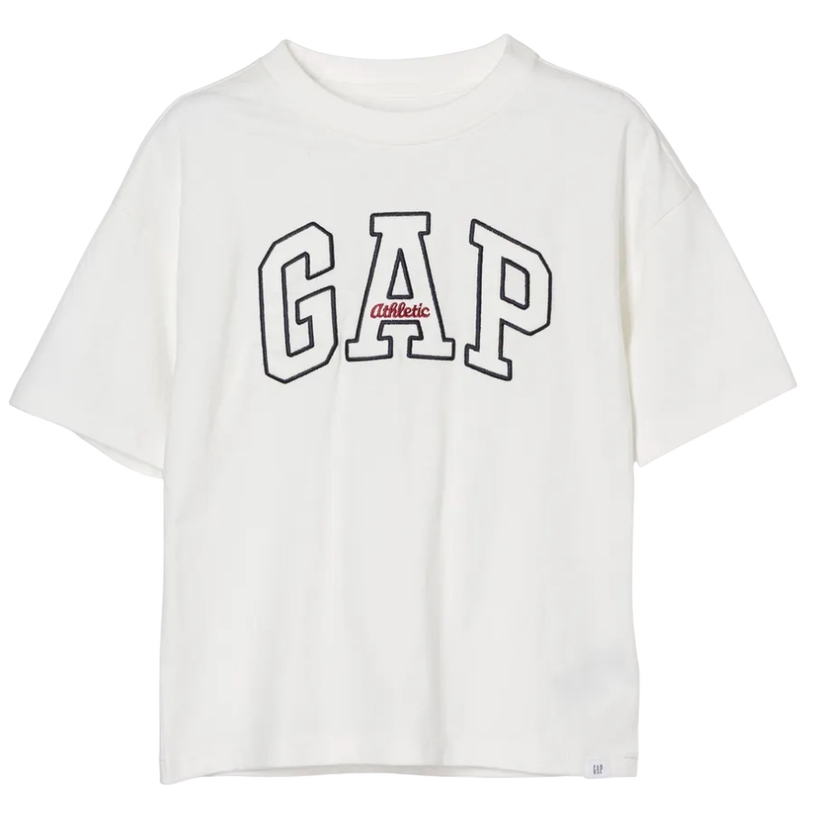 Tričko GAP Athletic Americana T-Shirt Biela | 780680-00