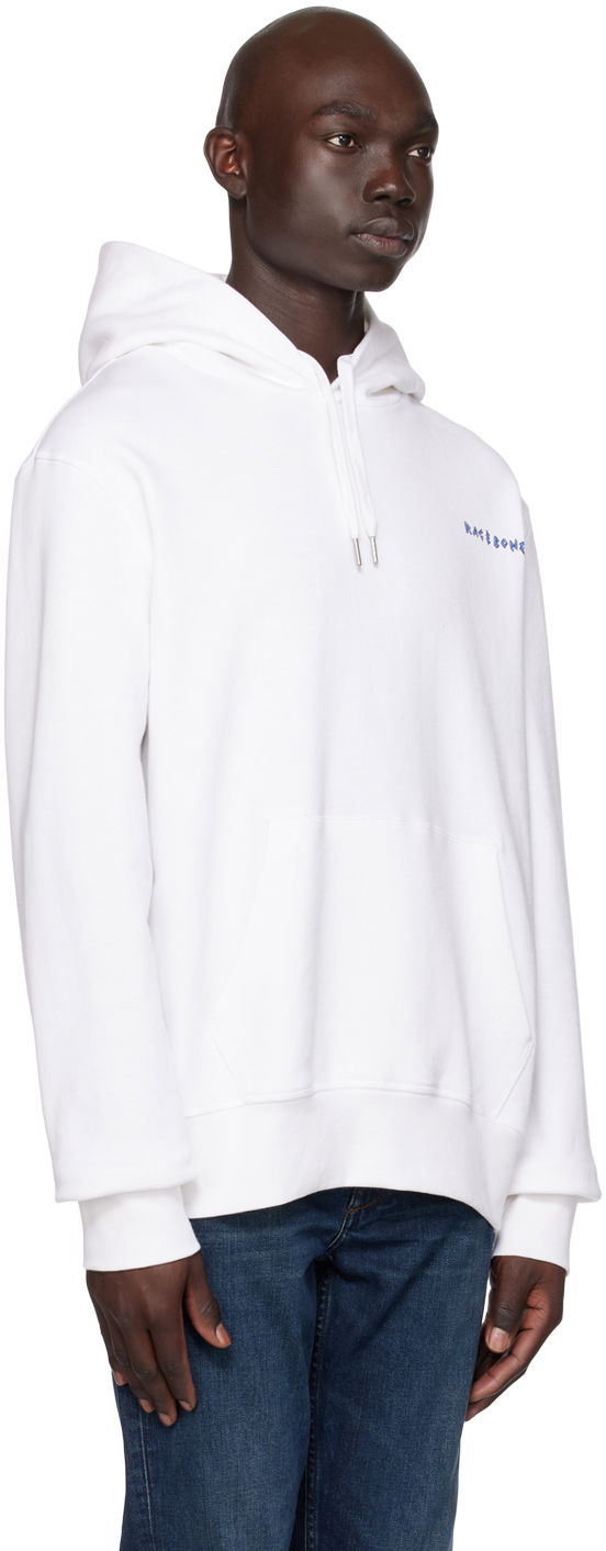 Mikina rag & bone Rag & Bone Coffee Hoodie Biela | MBC23HT040AP40, 1