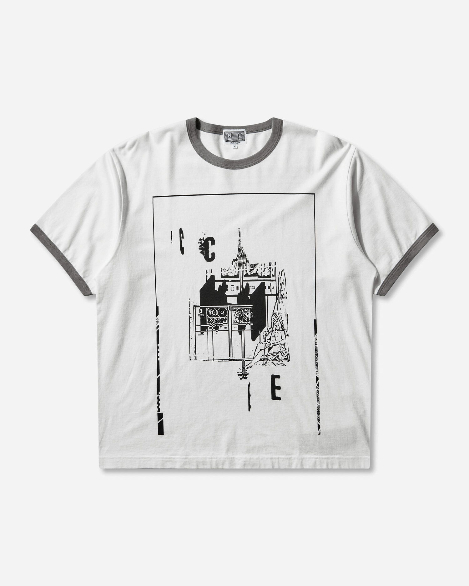 Tričko Cav Empt MD Gravitational Ringer T-Shirt Biela | CES28T19 WHITE, 0