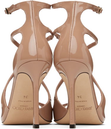 Doplnky Jimmy Choo Jimmy Choo Azia 95 Heeled Sandals Béžová | AZIA 95, 1