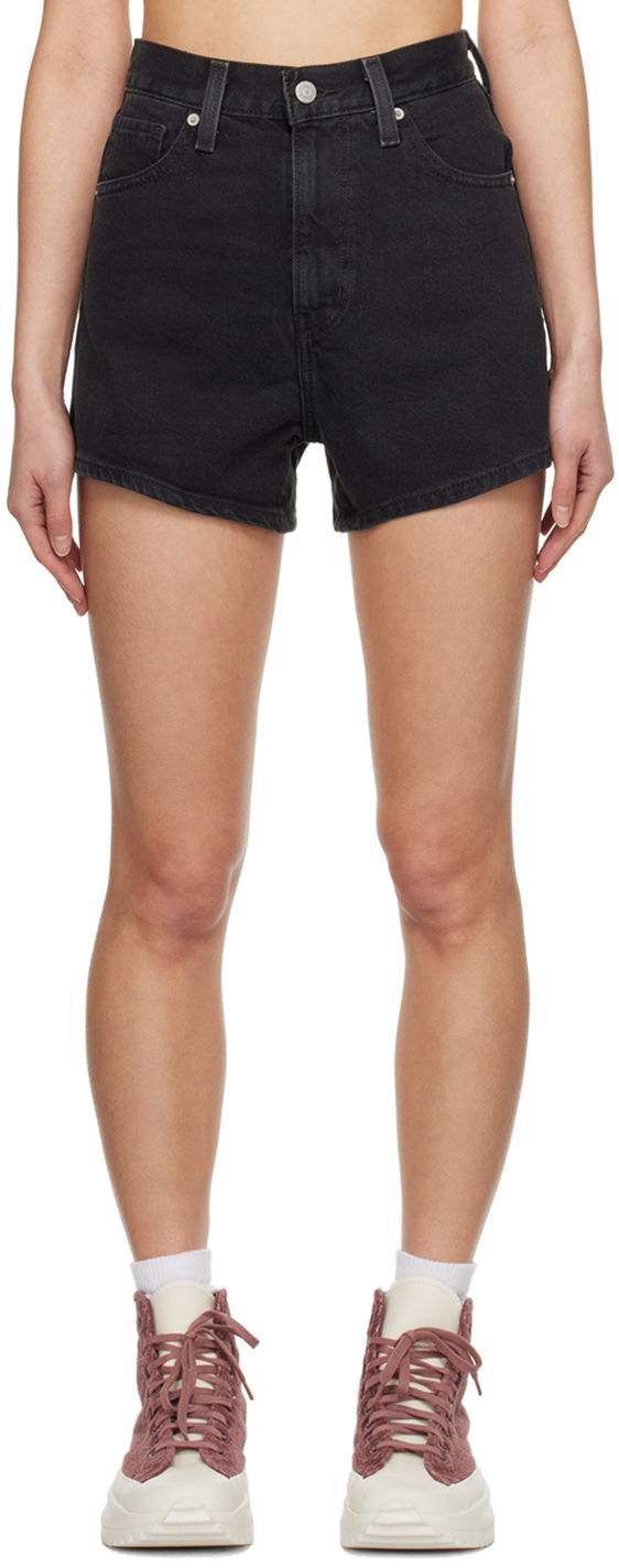 Šortky Levi's Mom Denim Shorts Čierna | A1965-0000