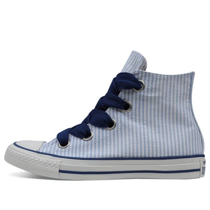Tenisky a topánky Converse Chuck Taylor All Star Big Eyelet Seersucker Modrá | 560995C