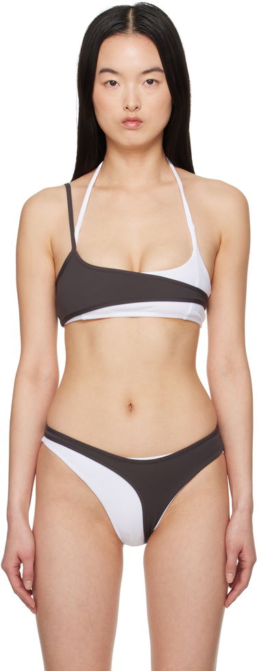 Plavky Ottolinger Ottolinger Layered Bikini Top Hnedá | 10280030302, 0