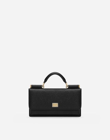 Kabelka Dolce & Gabbana Dolce & Gabbana Dauphine Print Calfskin Mini Bag Čierna | BI3280A100180999, 0