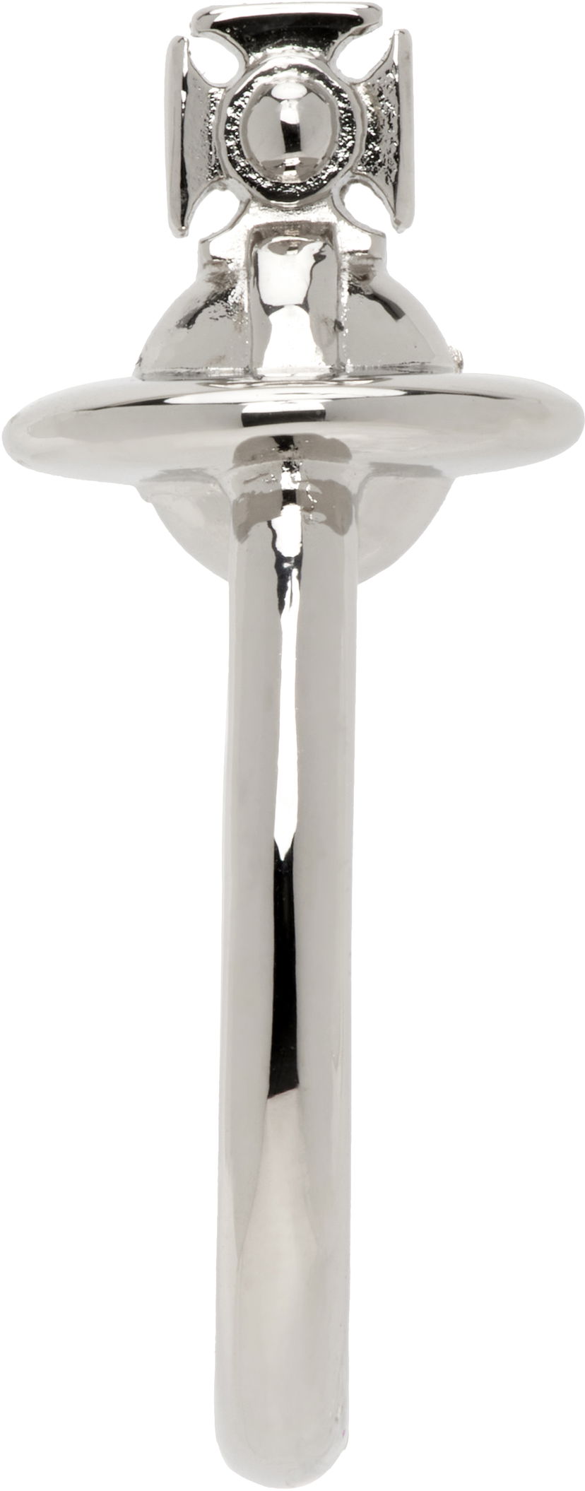 Náušnice Vivienne Westwood Single Hoop Earring Metalická | 6203008D-02P019-