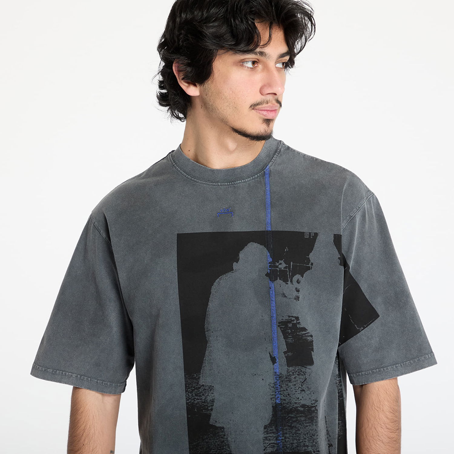Tričko A-COLD-WALL* A-COLD-WALL* Decibel Graphic T-Shirt Šedá | ACWMTS214 Grey, 1