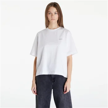 Queens Essential T-Shirt With Contrast Print White QNS_018