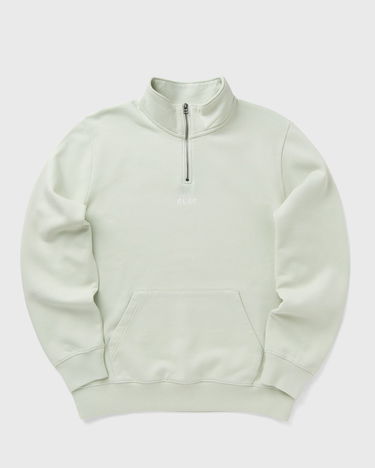 Mikina ØLÅF OLAF Block Zip Mock Neck Sweatshirt XL Zelené | M200201-PALE-GREEN, 0