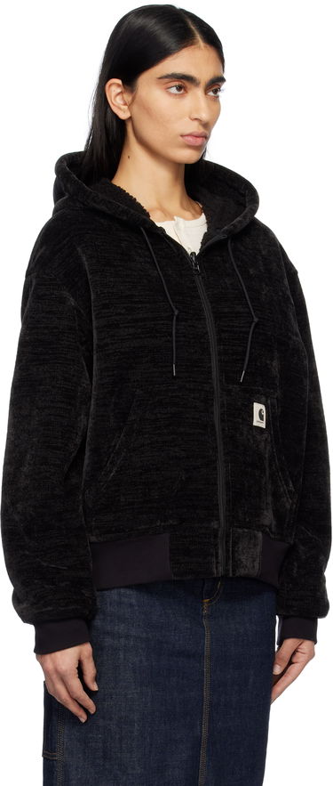 Mikina Carhartt WIP Fleece Lined Hoodie Čierna | I033905 89XX, 1