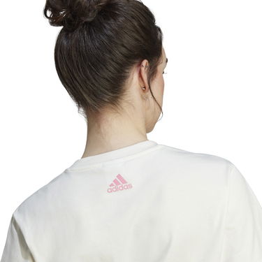 Crop Top adidas Performance Floral Graphic T-Shirt Biela | IM2391, 4