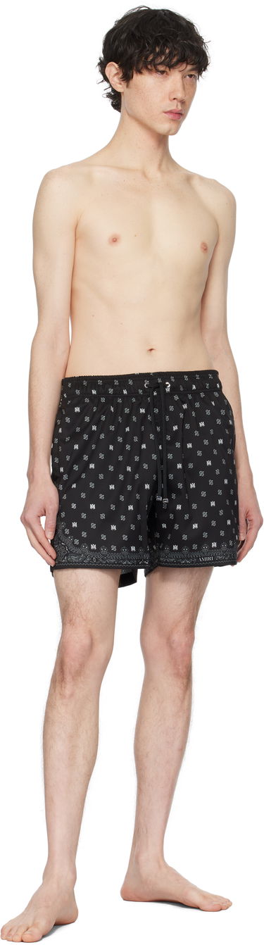 Plavky AMIRI AMIRI MA Paisley Swim Shorts Čierna | AMSWTK1035, 3