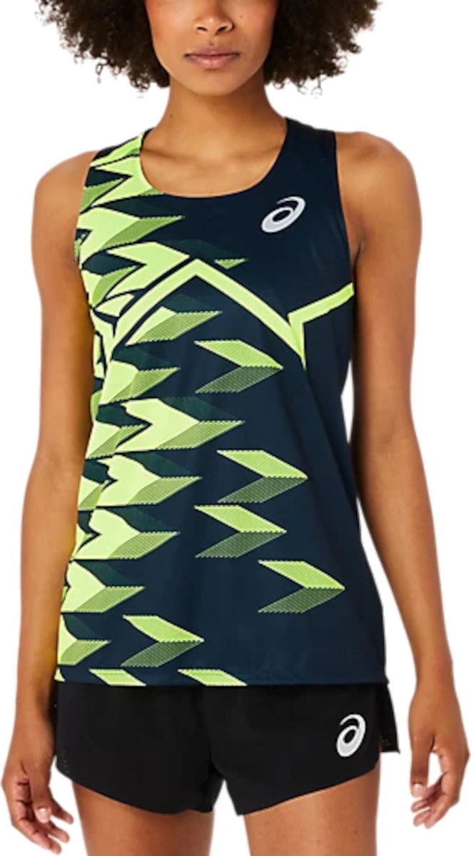 Tielko Asics WOMEN LIGHT GRAPHIC SINGLET Čierna | 2092a429-410