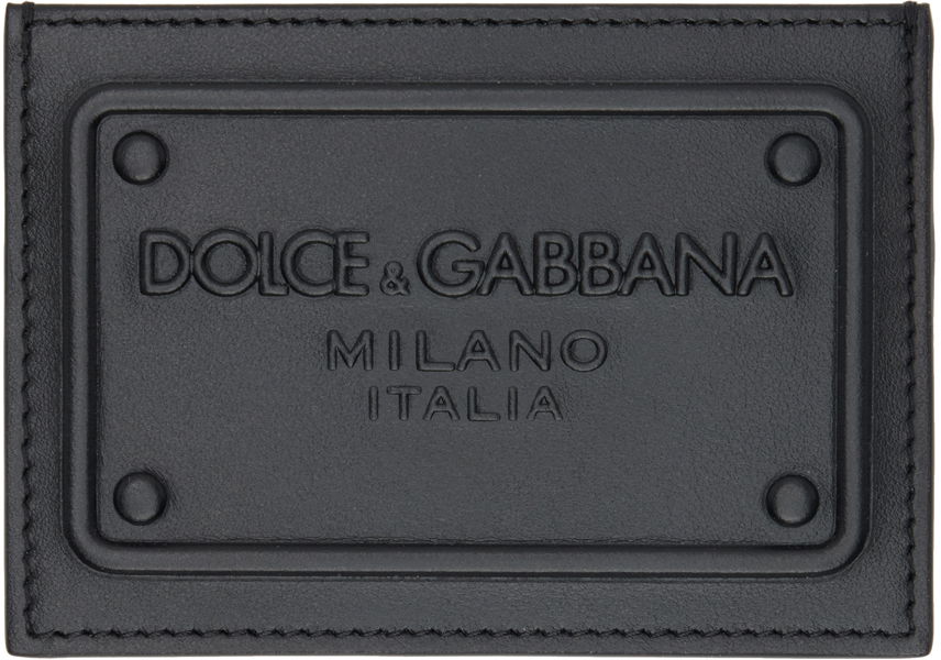 Black Embossed Card Holder