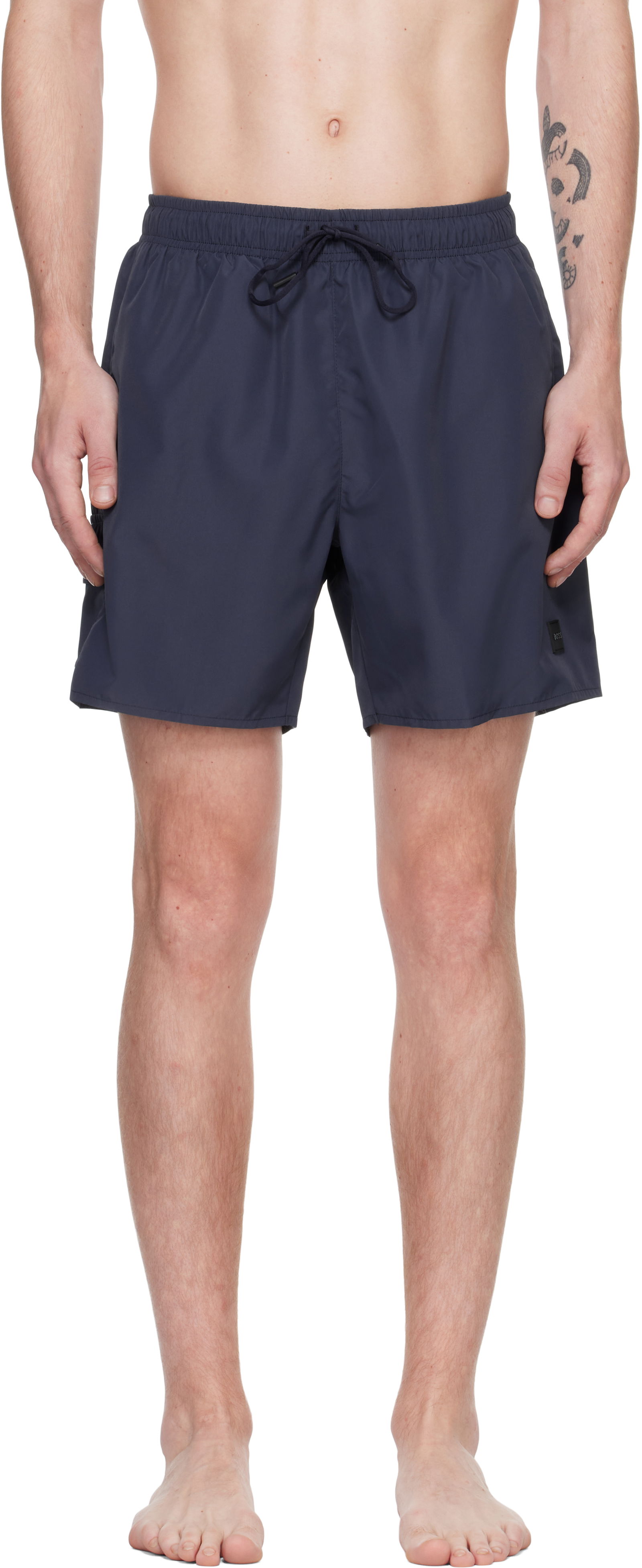 Swim Shorts With Flap Pockets