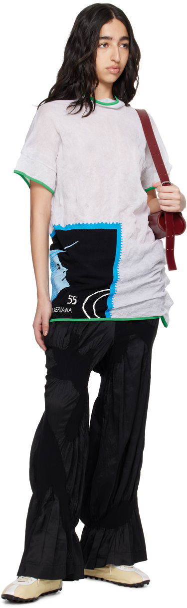 Tričko KIKO KOSTADINOV Kiko Kostadinov Promina Knit T-Shirt Biela | KKWSS25KN09-111, 3