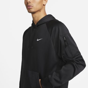 Mikina Nike Therma-FIT Pullover Fitness Hoodie Čierna | DQ4834-010, 2
