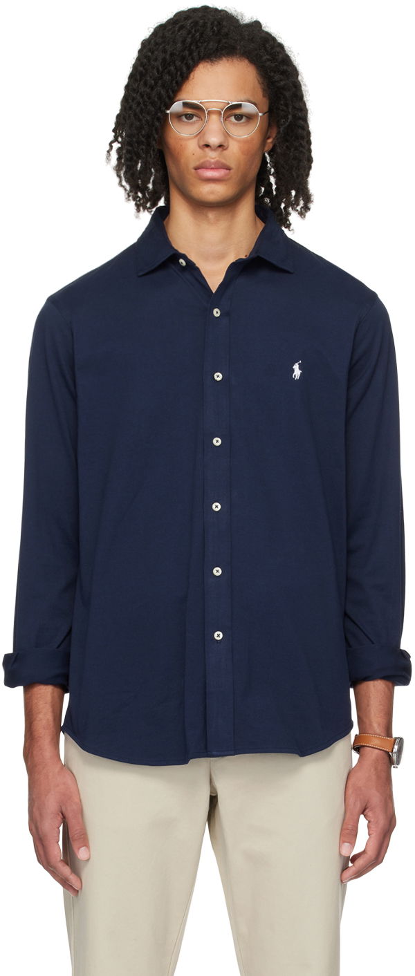 Košeľa Polo by Ralph Lauren Embroidered Shirt Navy | 710899386003, 0