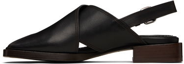 Doplnky LEMAIRE Lemaire Cross Flat Sandals Čierna | FO0162 LL0122, 2