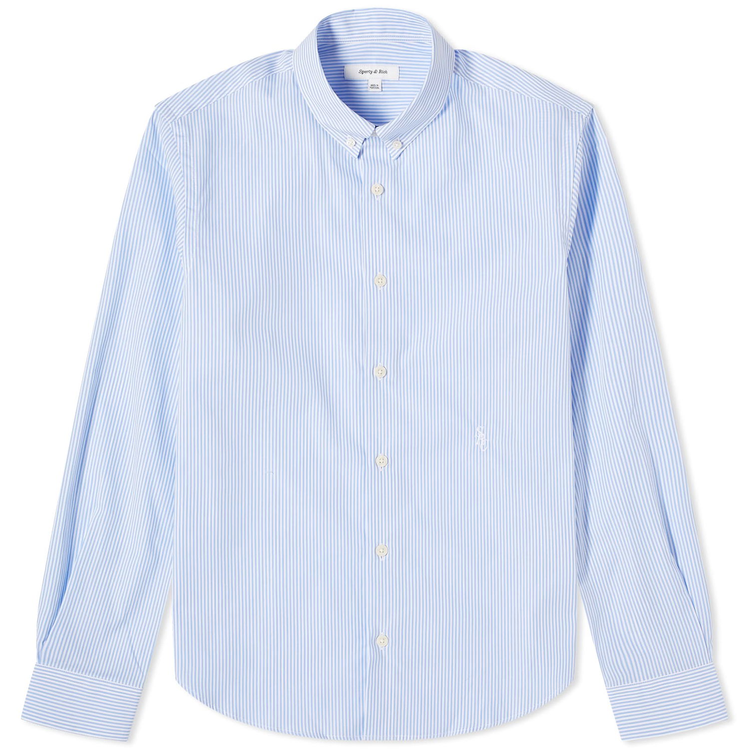 Košeľa Sporty & Rich Button Down Shirt Modrá | STAW2315BS, 0