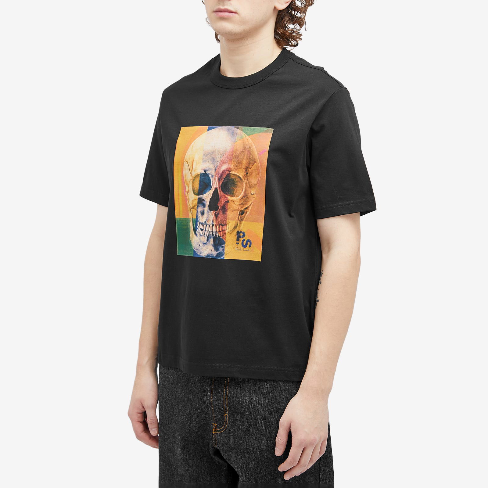Paul Smith Skull Square Graphic Tee, Size L