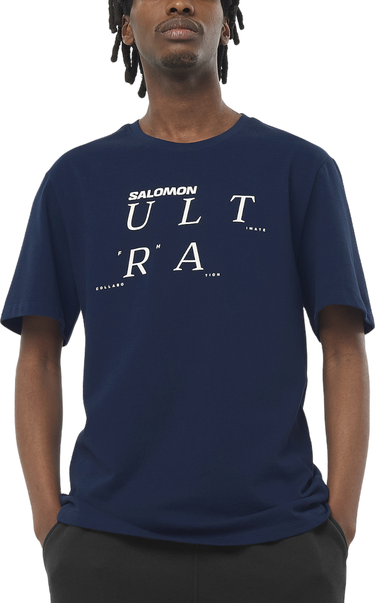 Tričko Salomon ULTRA SS TEE M Navy | lc2354500, 0