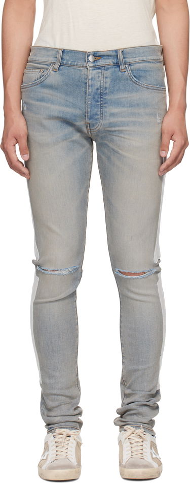 Džínsy AMIRI AMIRI Bones Slash Jeans Modrá | AMDNSY1157, 0